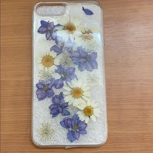 iPhone 7/8+ Purple Dried Flower Case